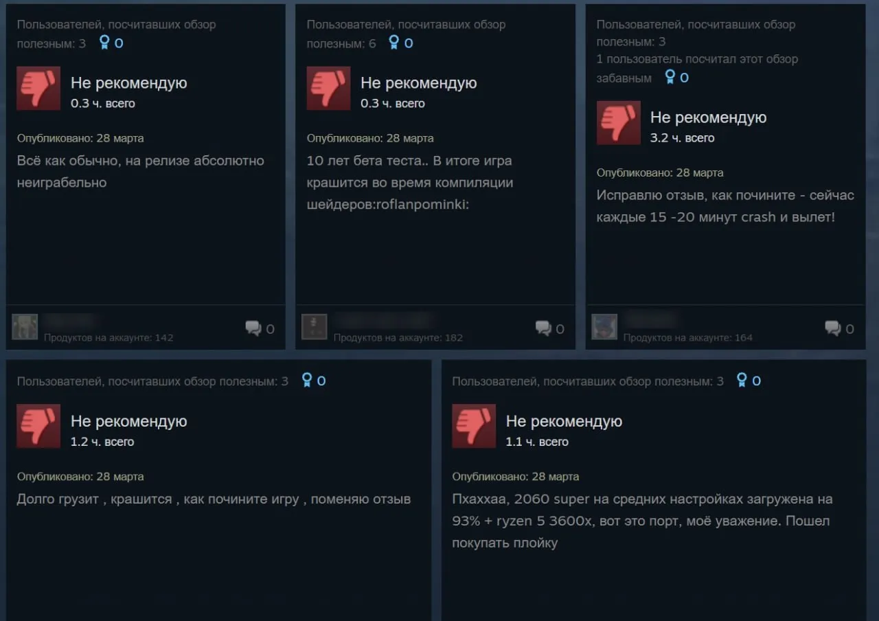 Отзывы о The Last of Us Part I в Steam