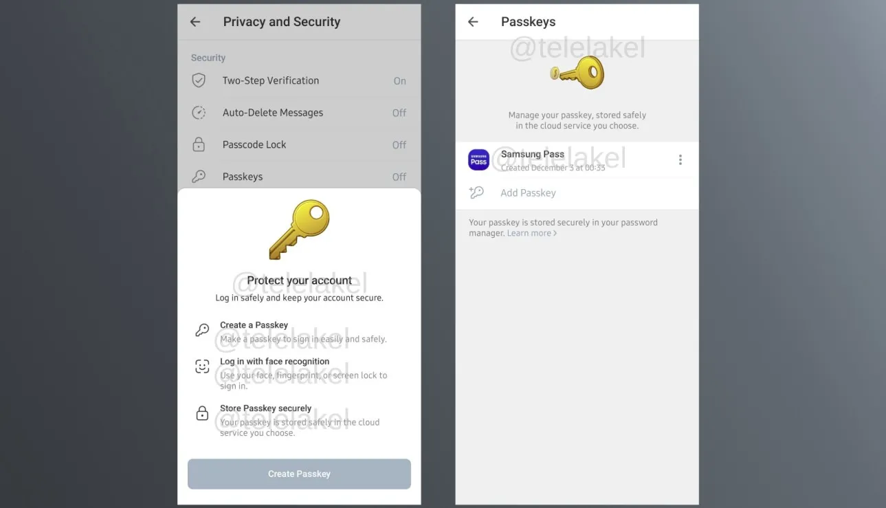 Скриншот с новой функцией в Telegram (Telegram-канал teleLakel)