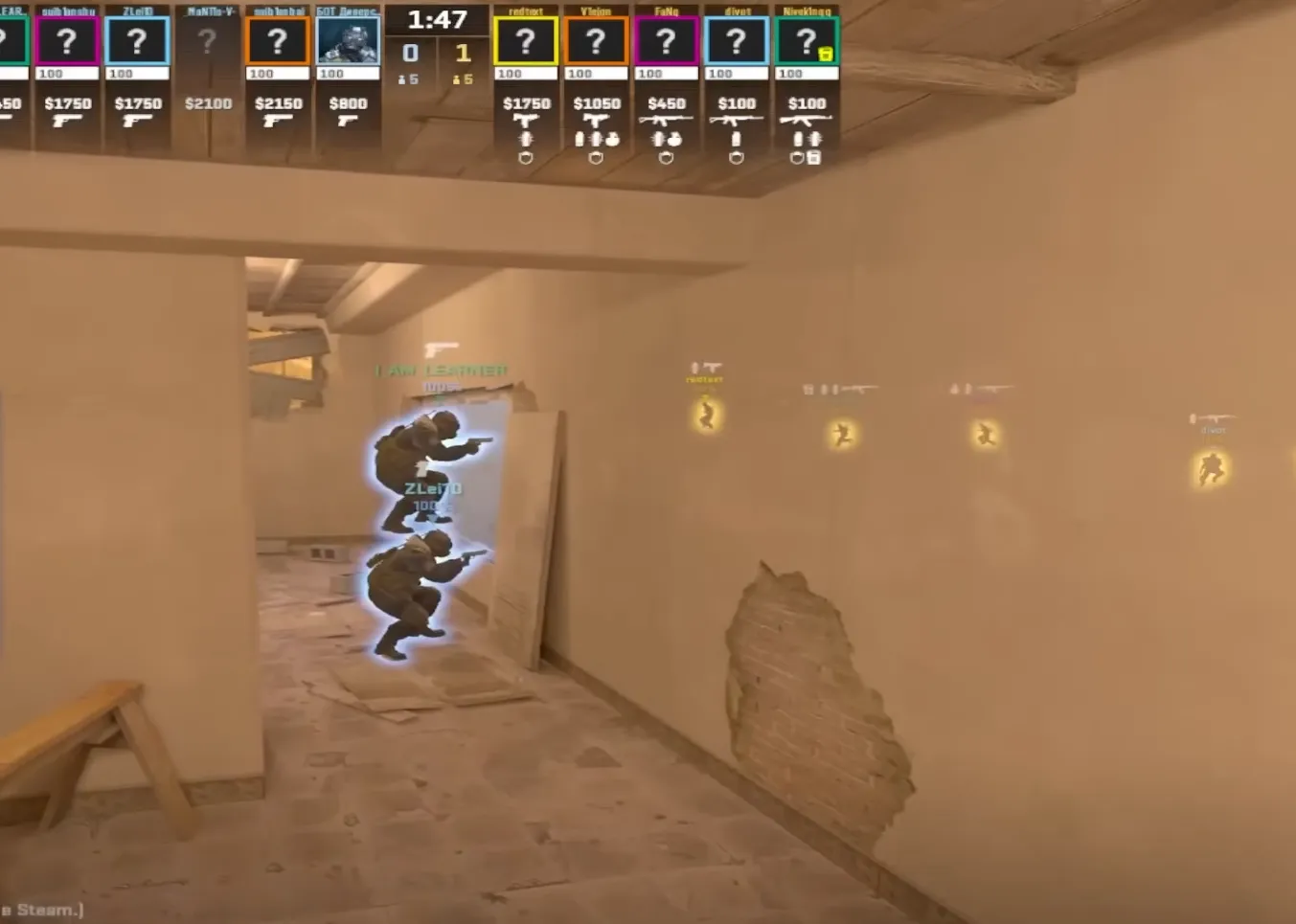 nocries пикает мид во время игры в офисе FACEIT