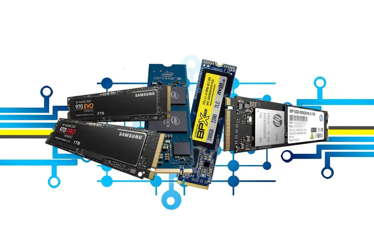 В наш топ вошли SSD M.2 от Samsung, Crucial, ADATA, GIGABYTE, WD, Kingston и TEAMGROUP