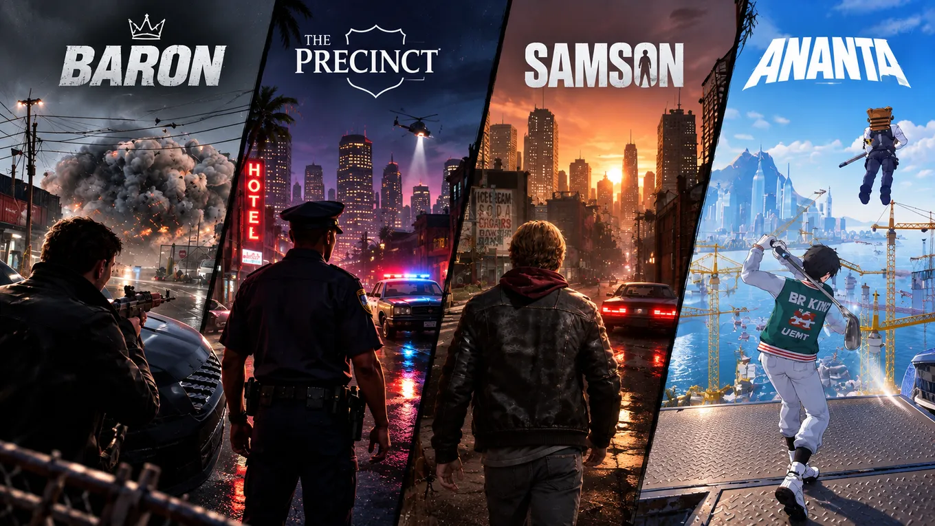 Наша подборка включает Baron, Samson, The Precinct и ANANTA