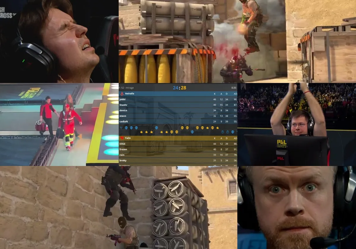 Первая карта матча за 3 место длилась два часа, FaZe и Astralis сражались 52 раунда