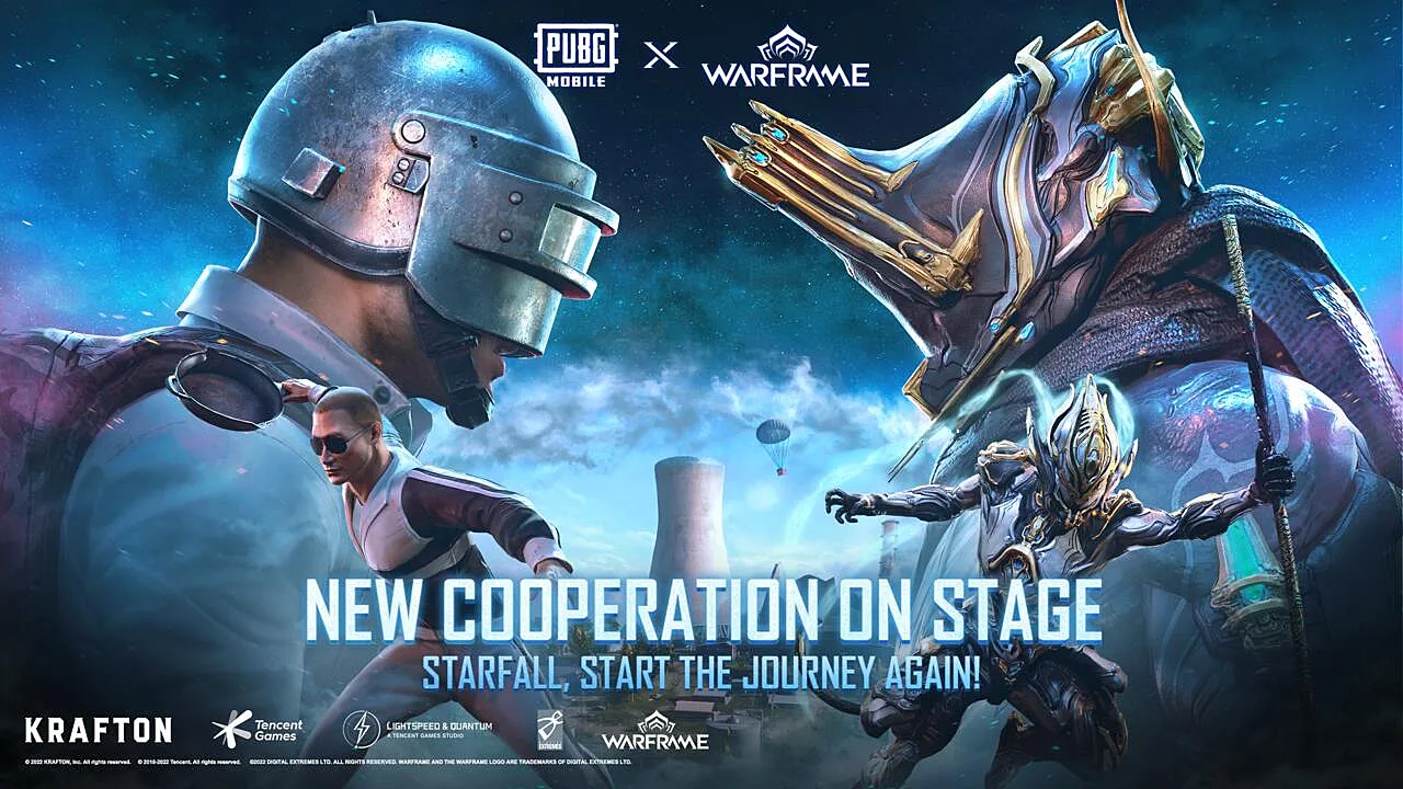 Анонс коллаборации PUBG Mobile и Warframe