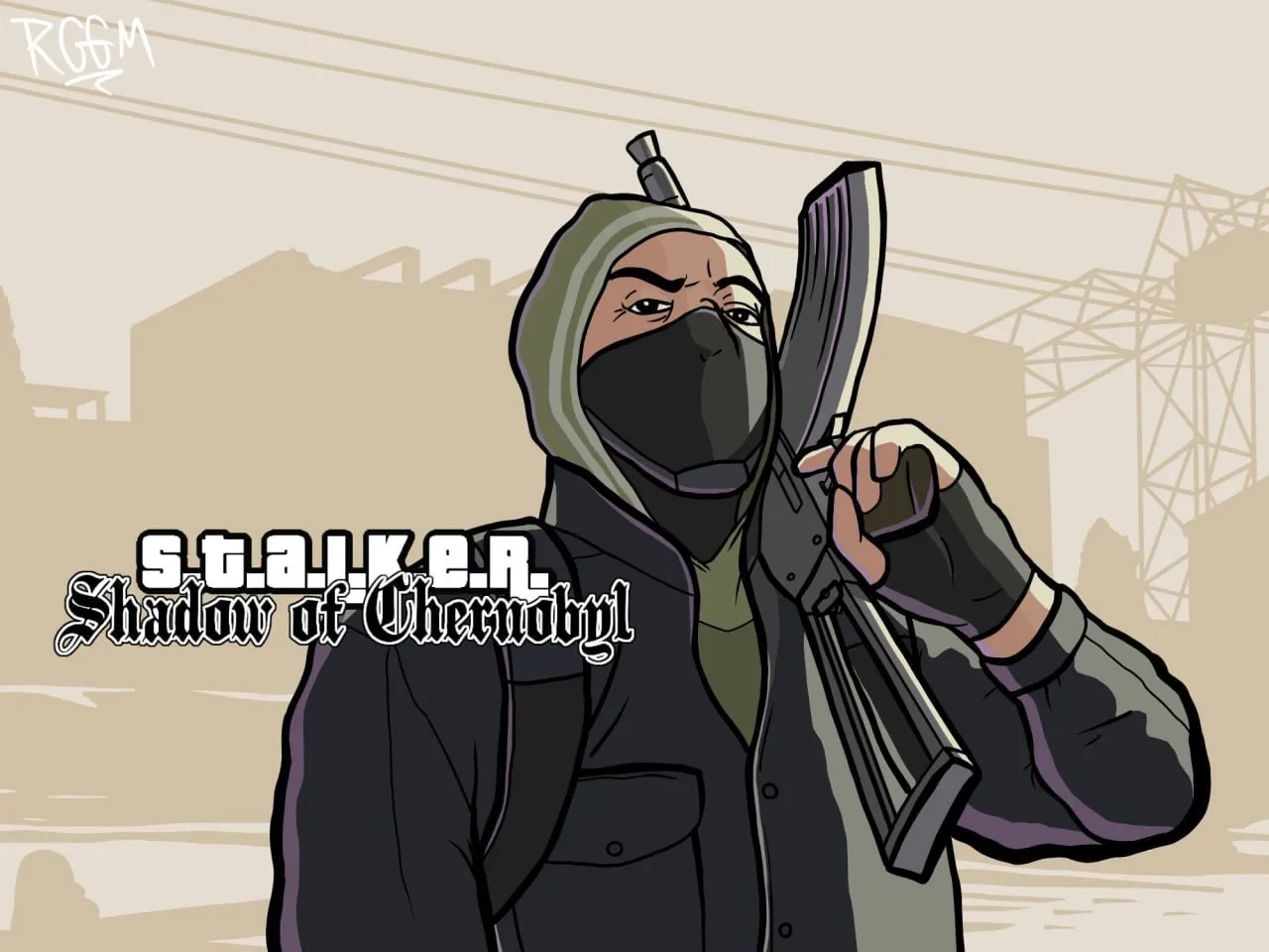 Персонажи из серии S.T.A.L.K.E.R. в стиле GTA: San Andreas