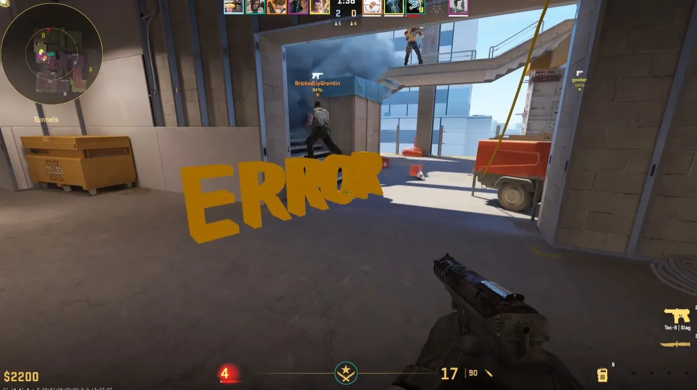 ERROR в CS2