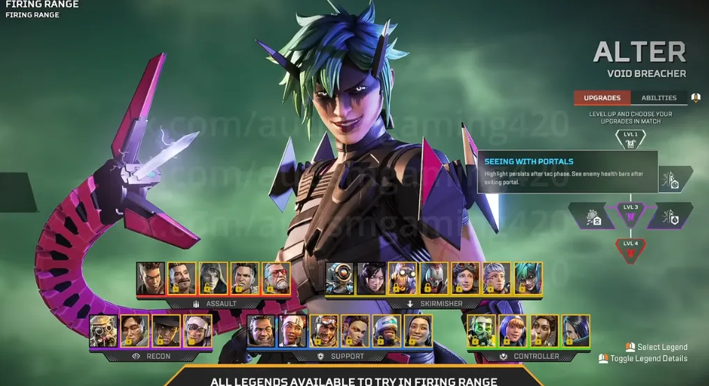 Герои и новая легенда Альтер в Apex Legends