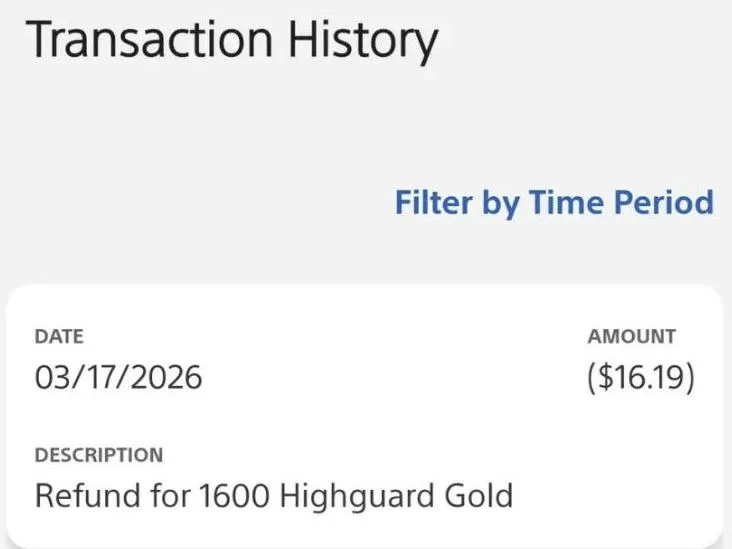 Возвращение средств с покупок в Highguard