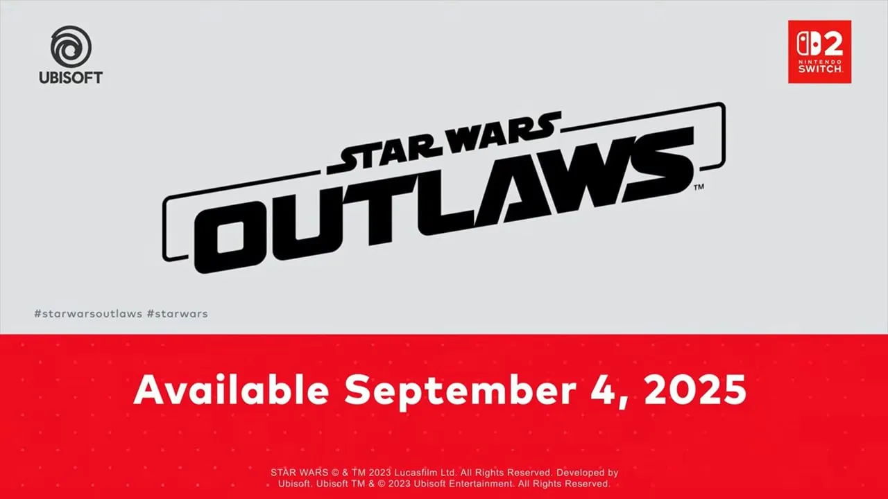 Star Wars Outlaws выйдет на Switch 2 уже через месяц