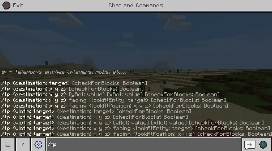 Консольные команды Minecraft