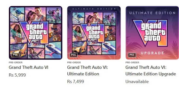 GTA VI уже можно предзаказать в Индии