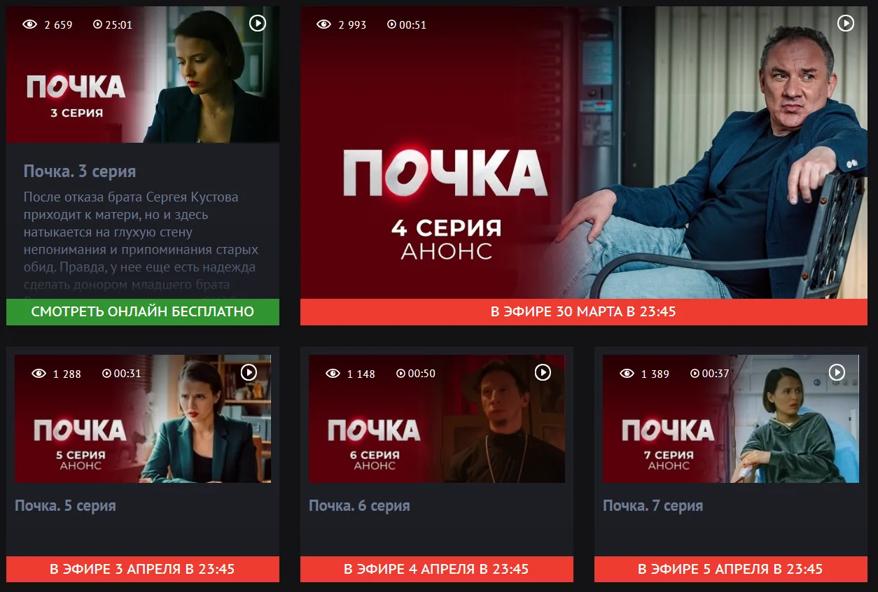 Первый сезон «Почки» уже можно смотреть бесплатно