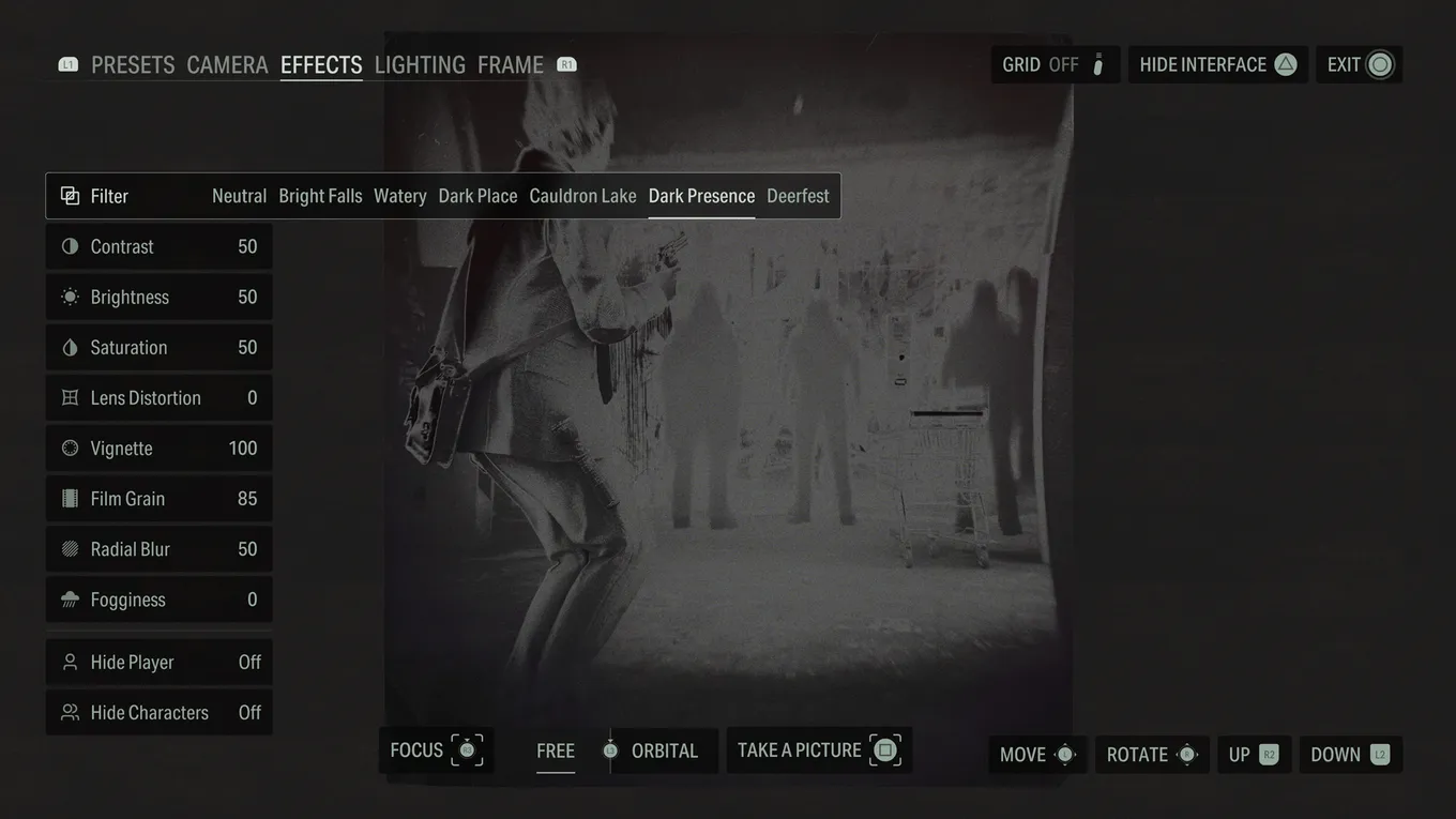 Фоторежим в Alan Wake 2