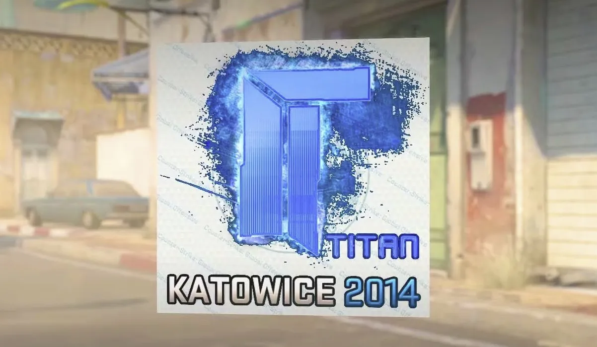 Стикер с ESL Major Series One Katowice 2014