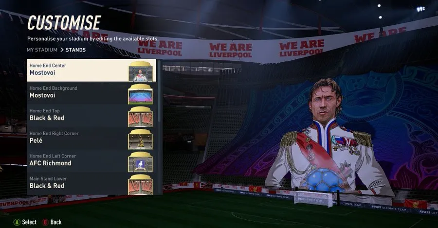 Перформанс Александра Мостового в образе царя из FIFA 23