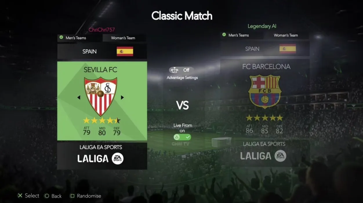 Скриншот из EA Sports FC 25