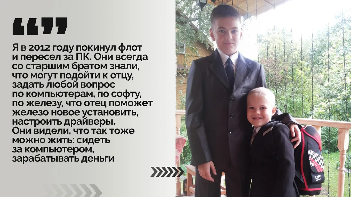 Иван zweih Гогин с братом Антоном