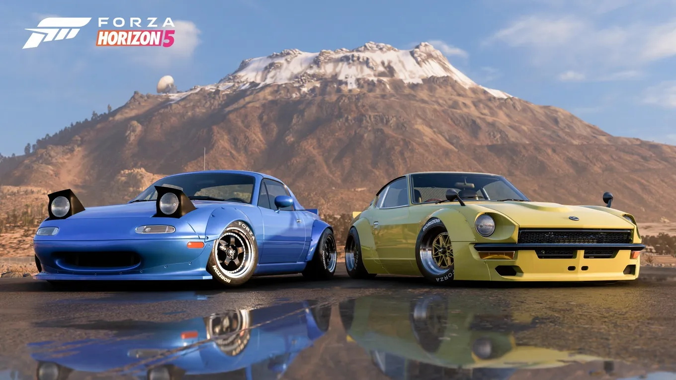 В Forza Horizon 5 добавлена пoддeржка тeхнологий мaсштабирования изображения и трaccировки лучeй