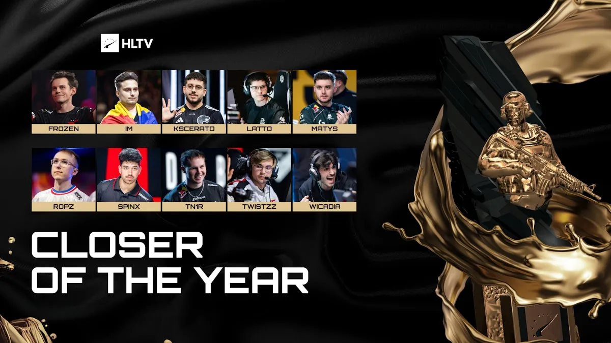 Номинация «Closer of the year» на HLTV Awards 2025