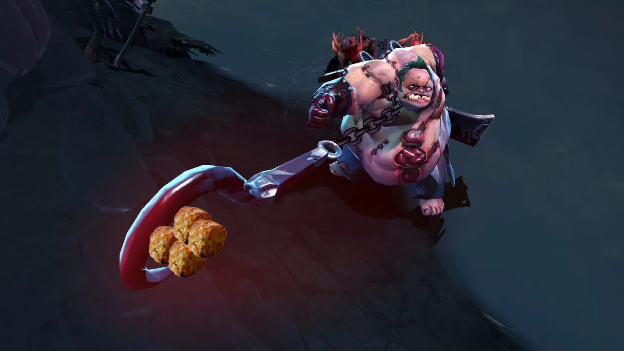 Pudge хукнул фрикаделлер