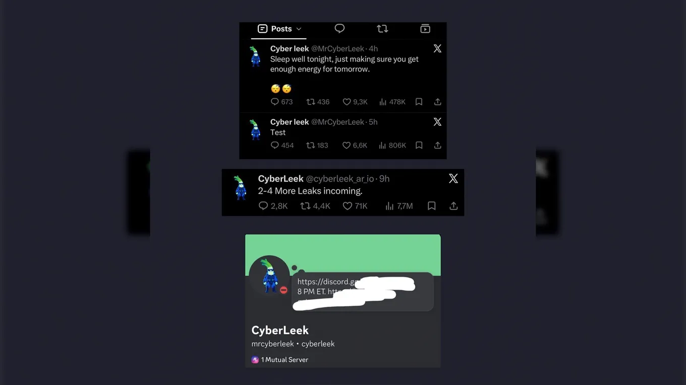 По словам CyberLeek, к 20 августа могут появиться ещё 2-4 видео