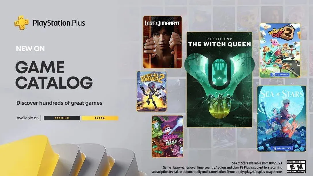Августовская подборка игр в PS Plus