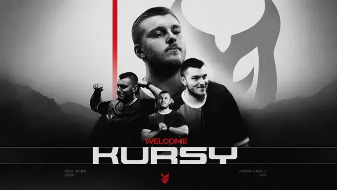 «Отсутствующая деталь... Kursy официально присоединяется к нашей команде по Counter-Strike в роли стрелка»