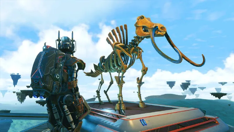 Динозавр в No Man's Sky