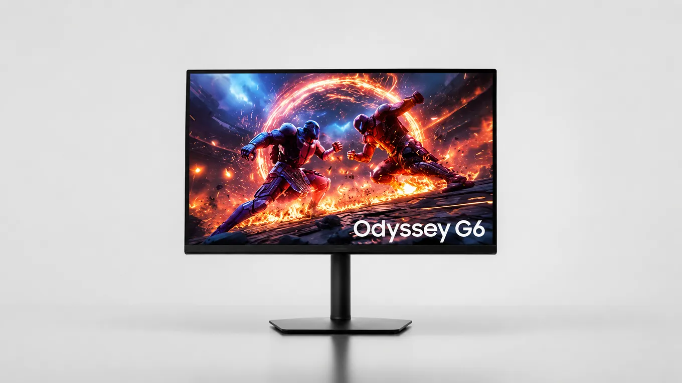Samsung представила 27-дюймовый Odyssey G6 с частотой обновления до 1100 Гц