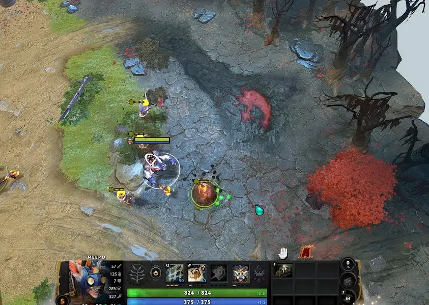 Использование бага в Dota 2