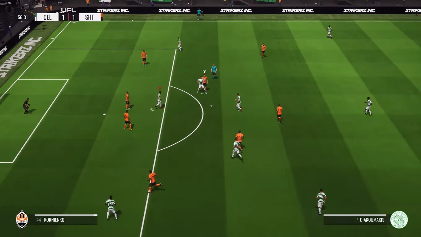 Кадр игрового процесса UFL