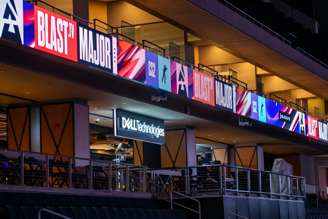 Moody Center готовится к проведению плей-офф BLAST.tv Austin Major 2025