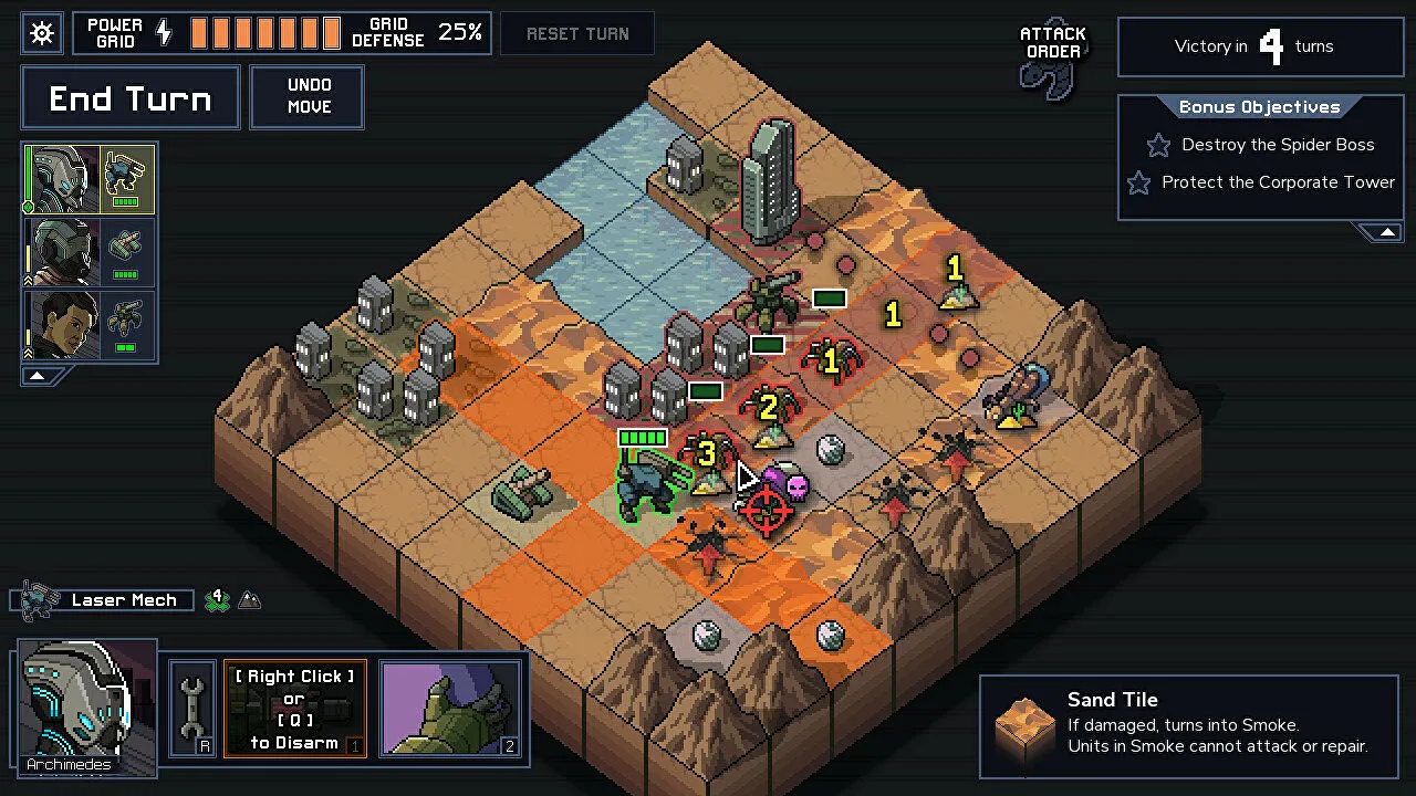 Into The Breach: обновление добавит новых мехов, миссии и врагов в следующем месяце