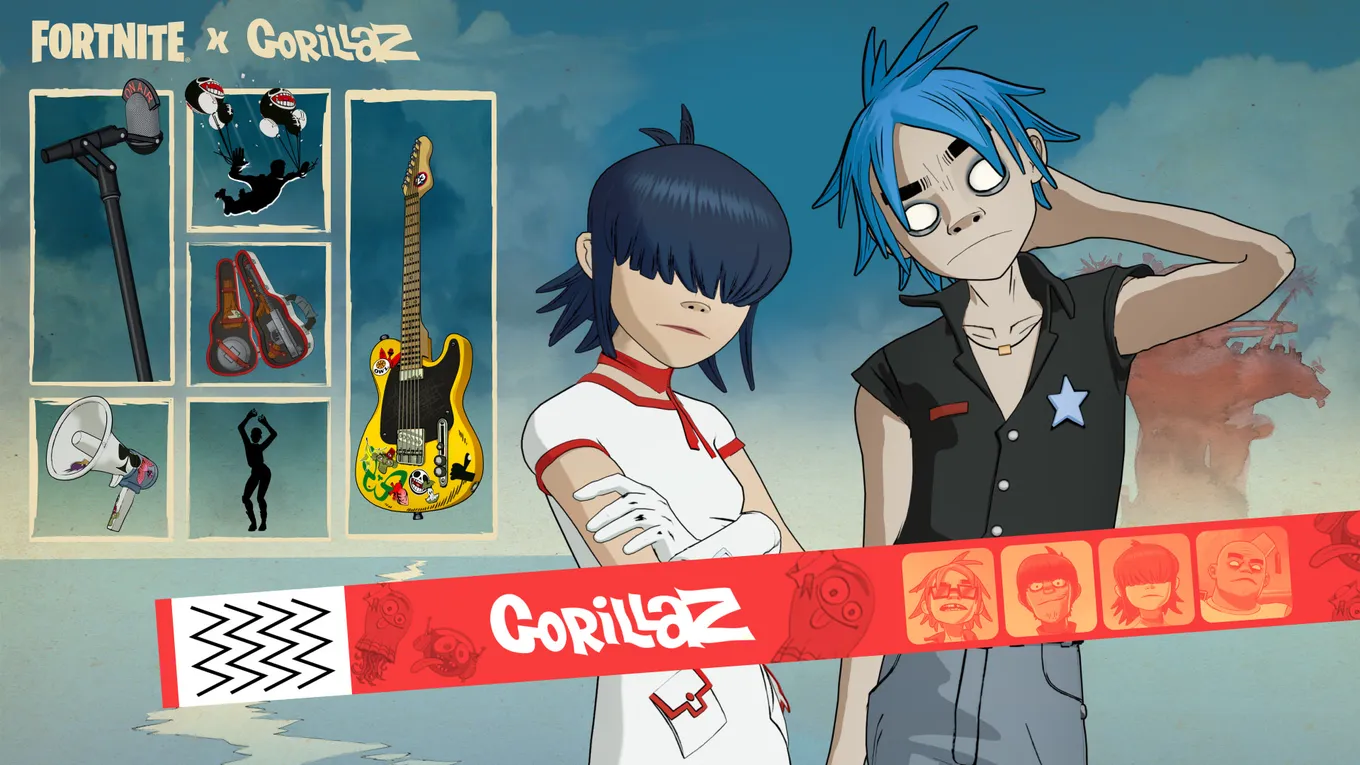 С 26 августа 2025 года вселенная игры официально пополнилась группой Gorillaz