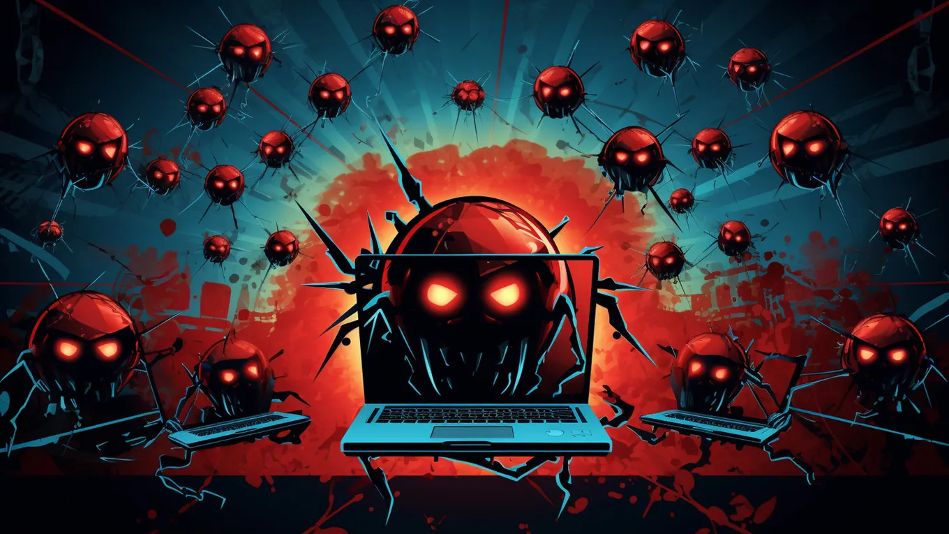 Упрощённый процесс атаки ботнета «мусорным» трафиком глазами ИИ