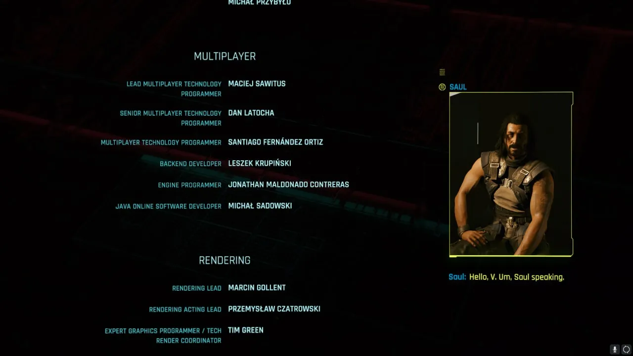 В титрах Cyberpunk 2077 обнаружили упоминание мультиплеера