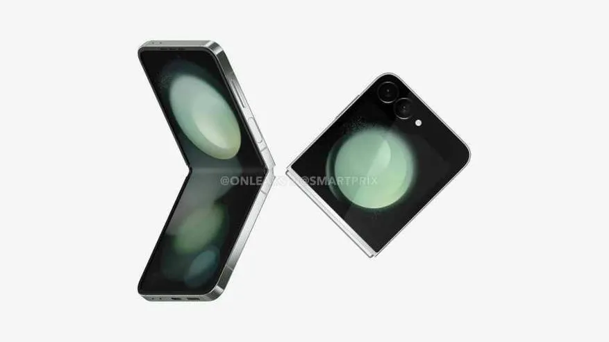 Дизайн прототипа устройства Samsung Galaxy X Flip