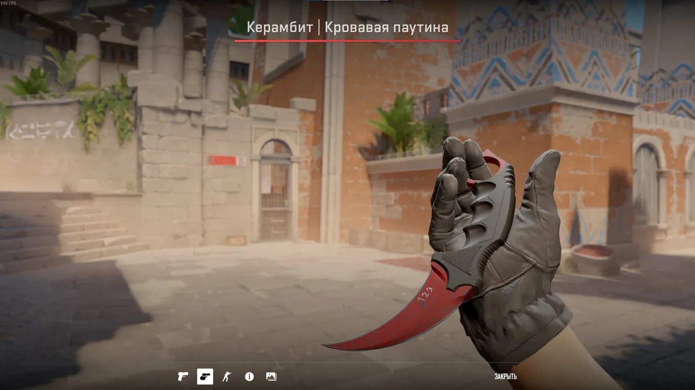 StatTrak Керамбит | Кровавая паутина