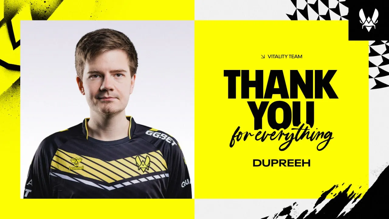 Dupreeh покинул Team Vitality