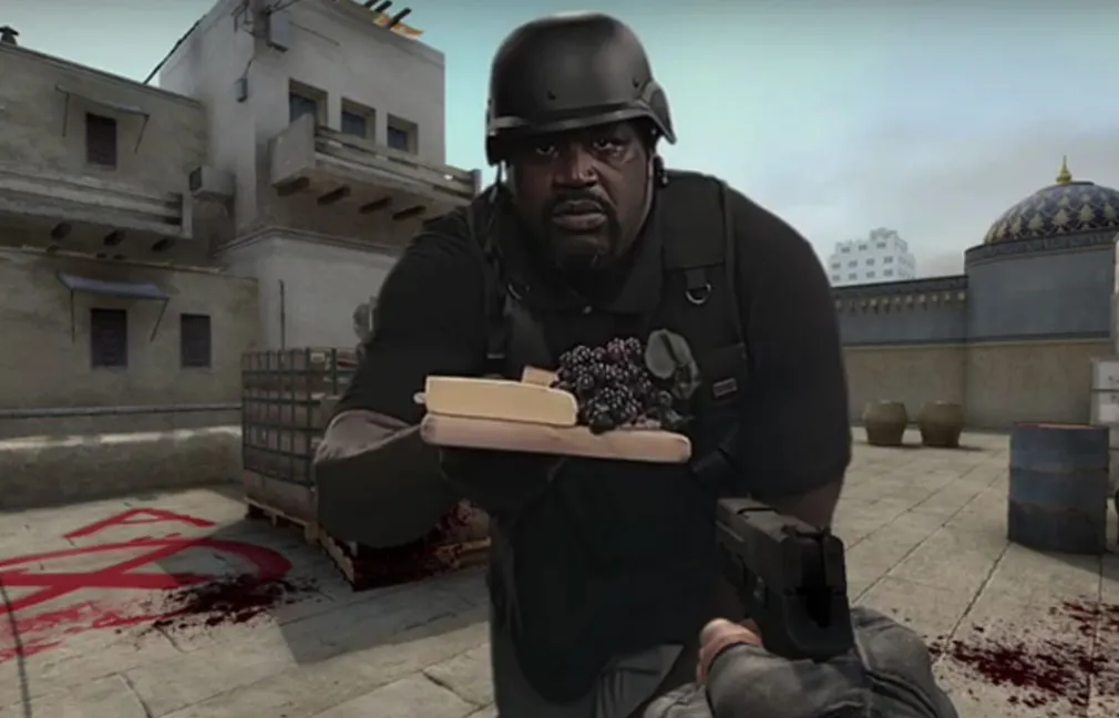 Шакил О`Нил в рекламе турнира по CS:GO