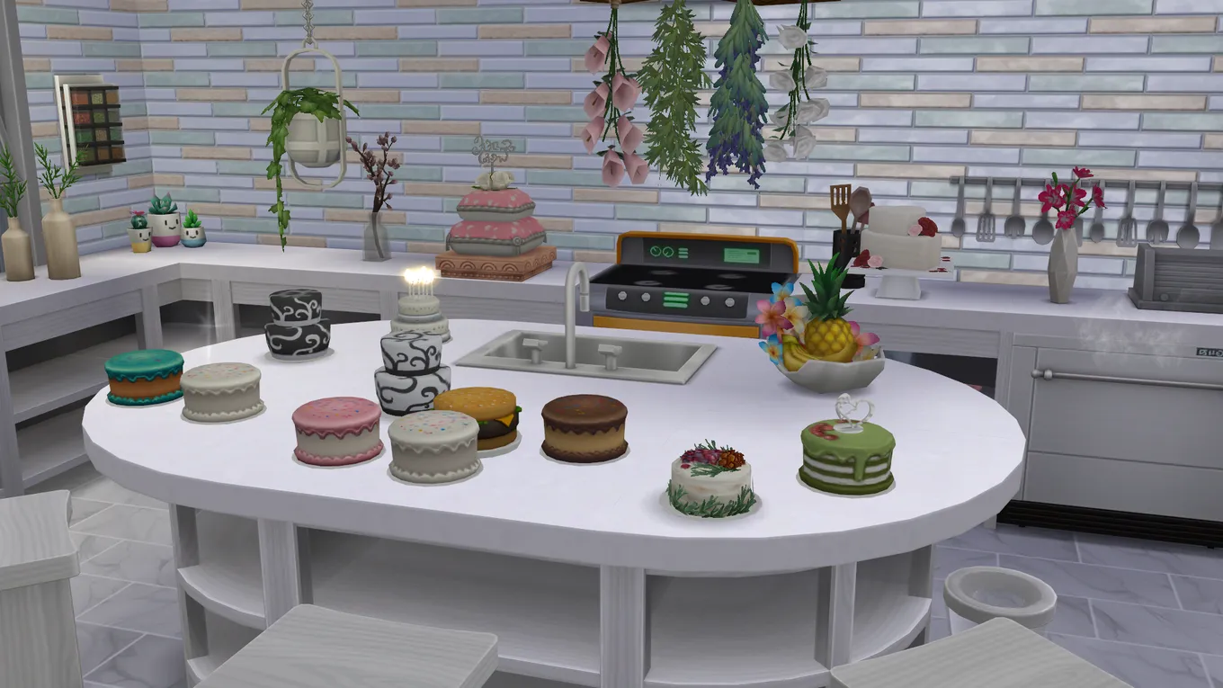 Торты в Sims 4