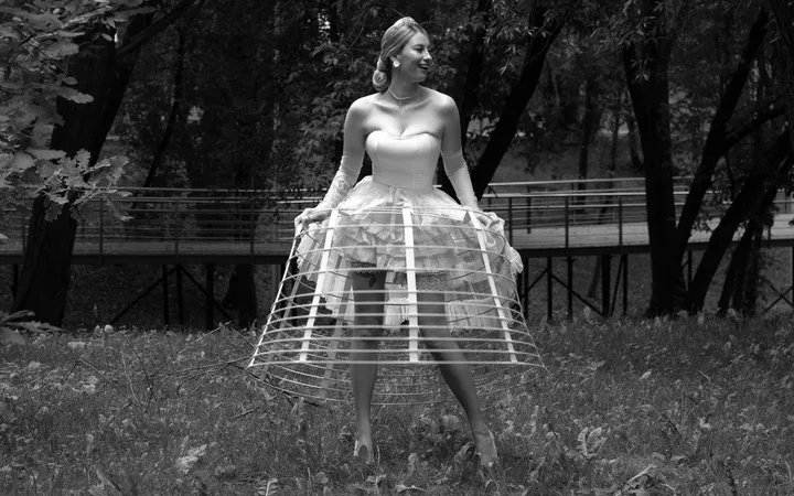 Кристина Космачева на свадьбе