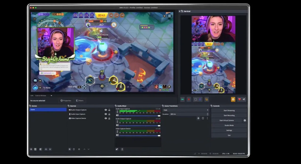 Двойной формат трансляций на Twitch
