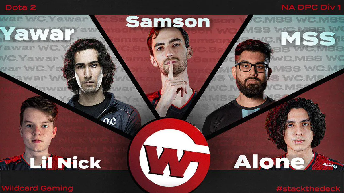 Состав Wildcard Gaming по Dota 2
