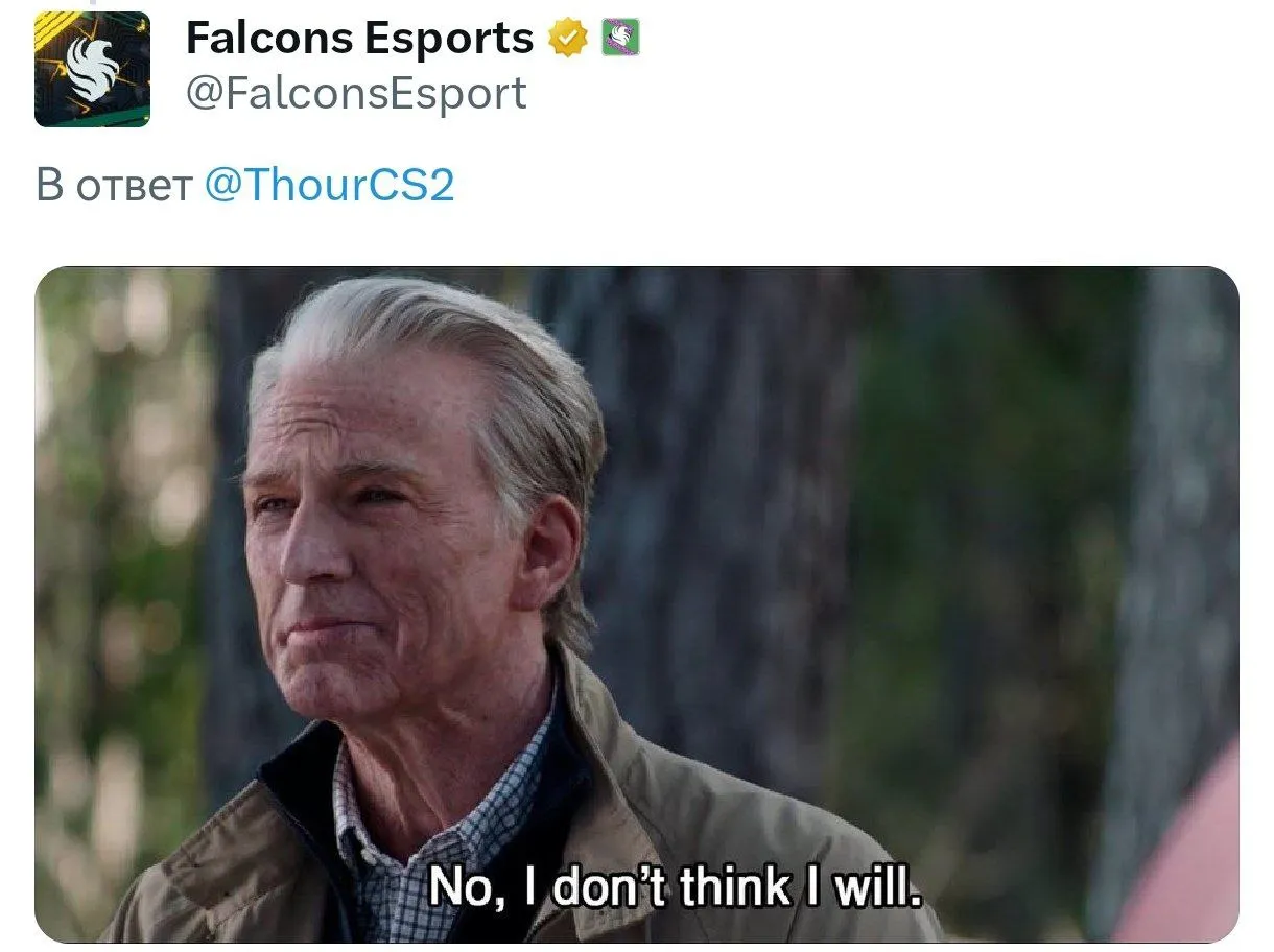 «Нет, не думаю» – ответ Team Falcons датамайнеру