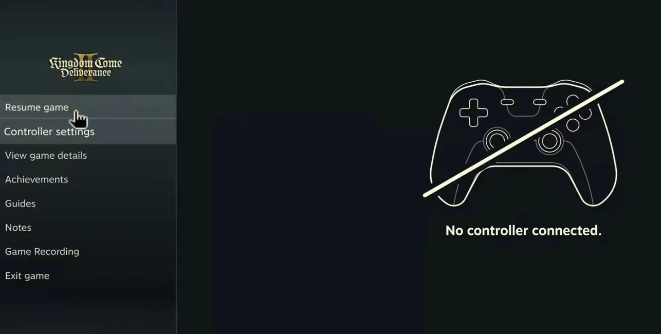 Проблема во время теста Steam Machine в Kingdom Come: Deliverance 2