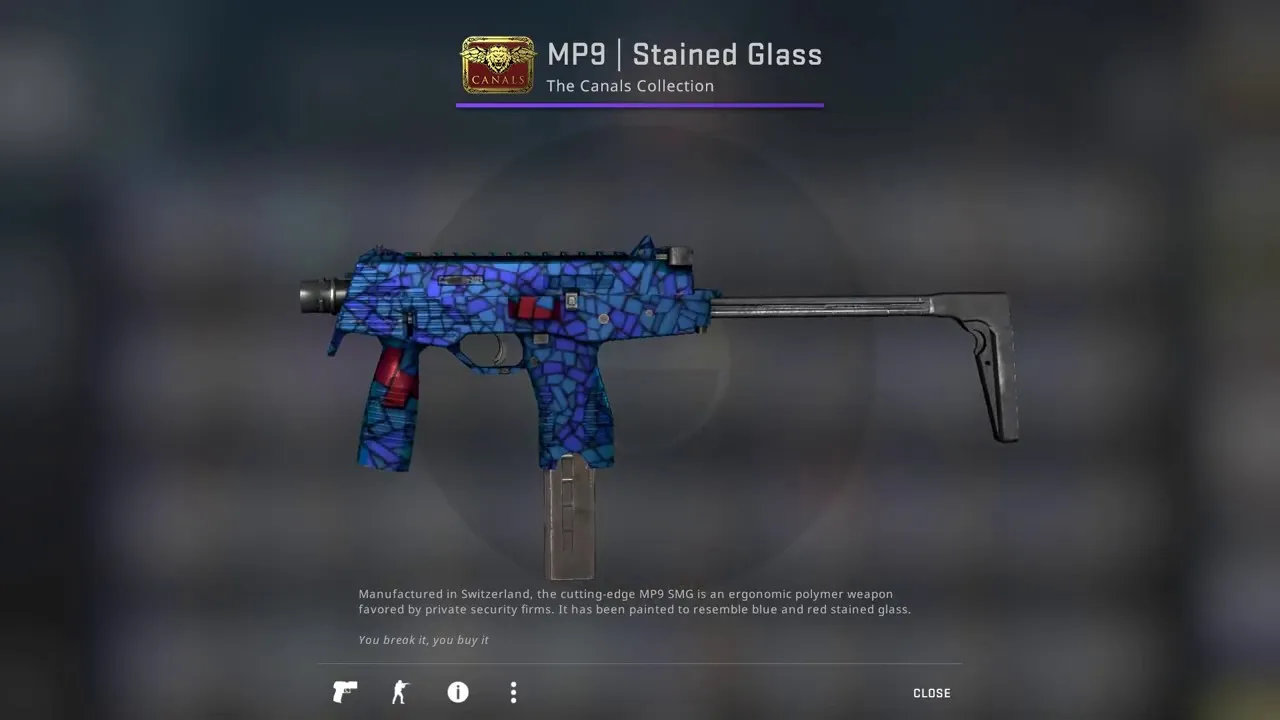 MP9 | Цветное стекло