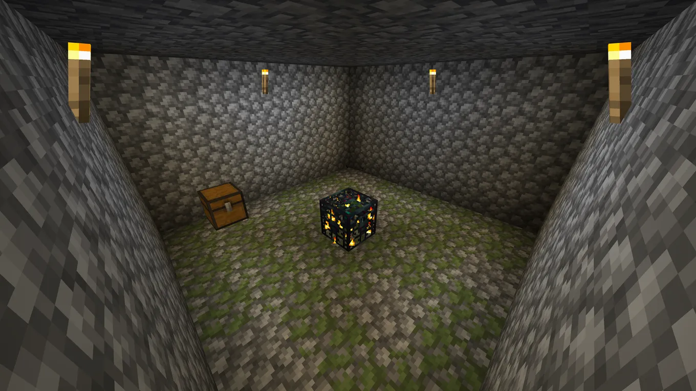 Данж в Miinecraft