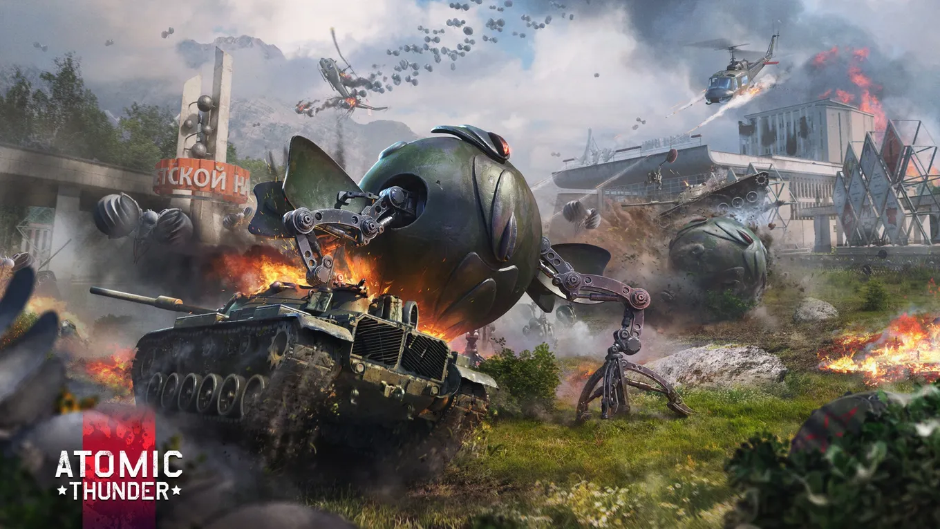 В новом обновлении для War Thunder появятся роботы из Atomic Heart