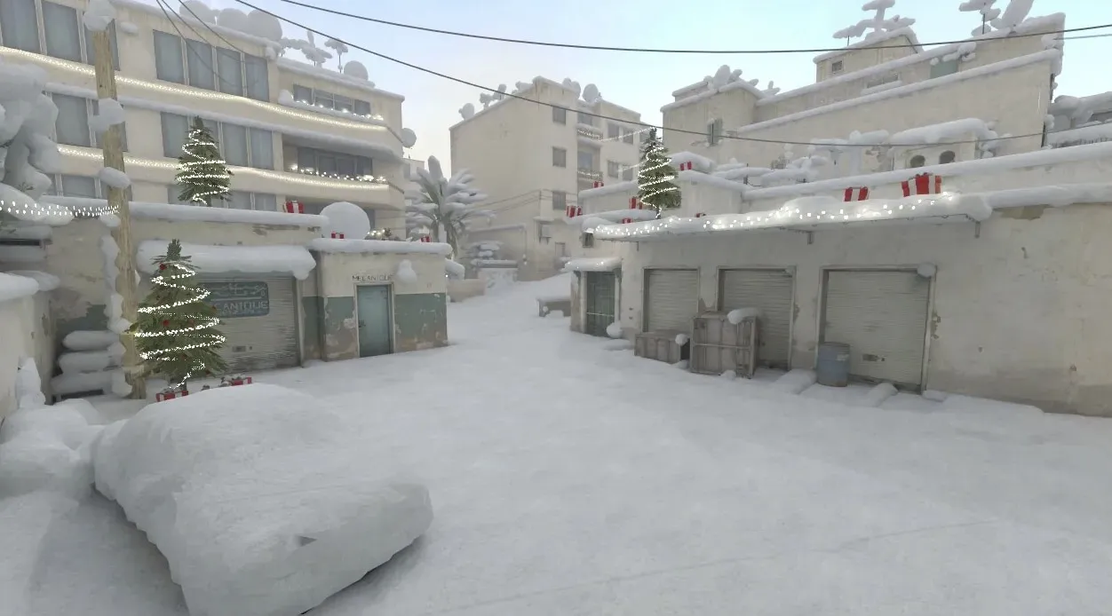 Новогодняя версия Dust 2