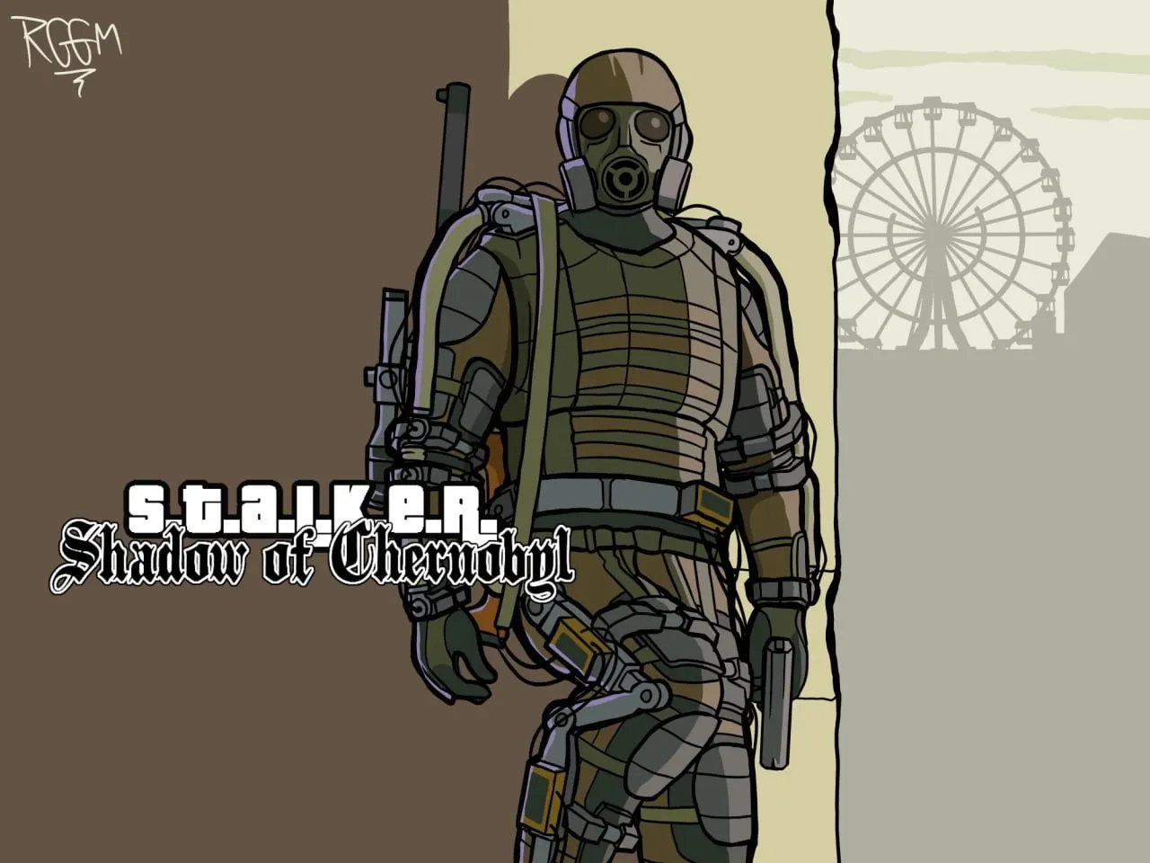 Персонажи из серии S.T.A.L.K.E.R. в стиле GTA: San Andreas